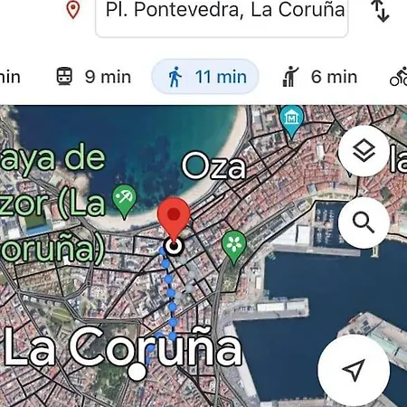 Flat Overlooking The Park 1km To Plaza Pontevedra 아파트 아 코루냐