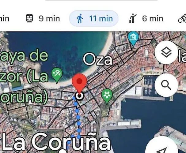 Flat Overlooking The Park 1km To Plaza Pontevedra Apartment A Coruna